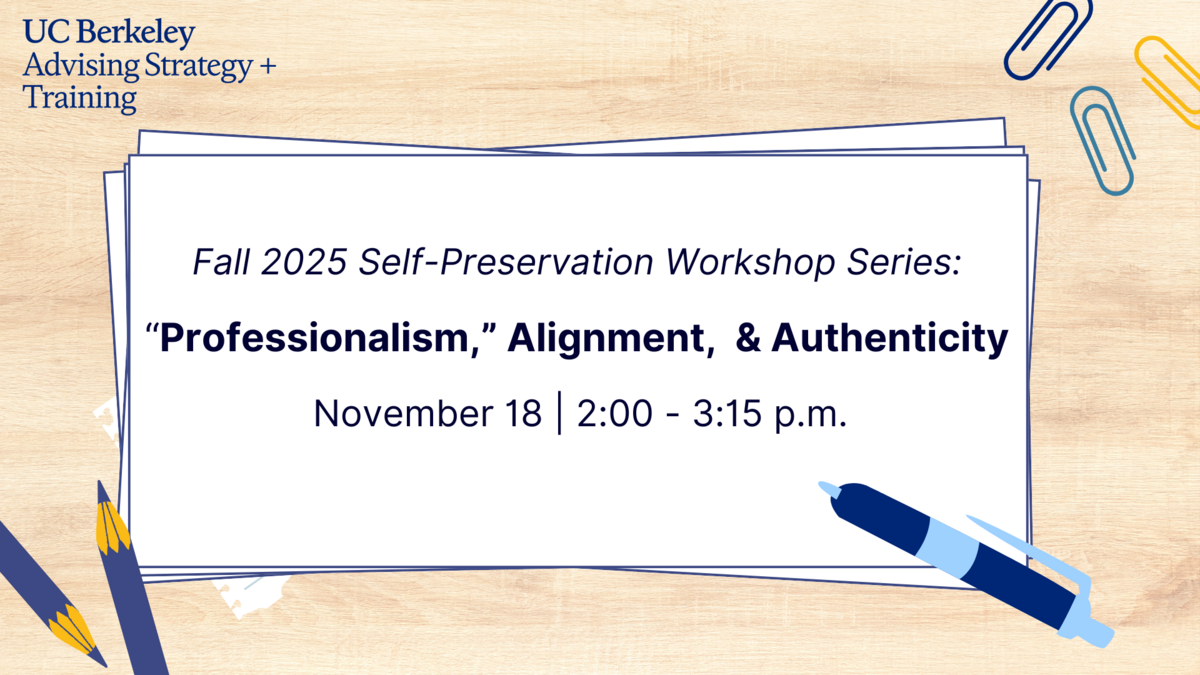 “Professionalism,” Alignment,  & Authenticity | November 18
